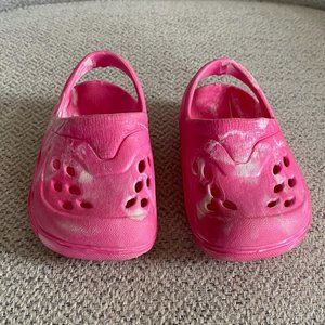 Pink Clogs (NOTCrocs) Garden Shoes Water shoe baby girl Size 3